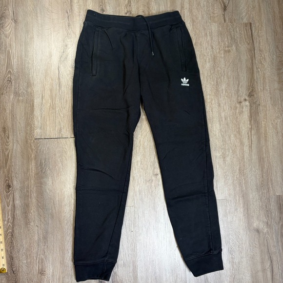 adidas Other - Adidas Essentials Cuff Sweat Pants Jogger Black Mens Medium IR779 Fleece